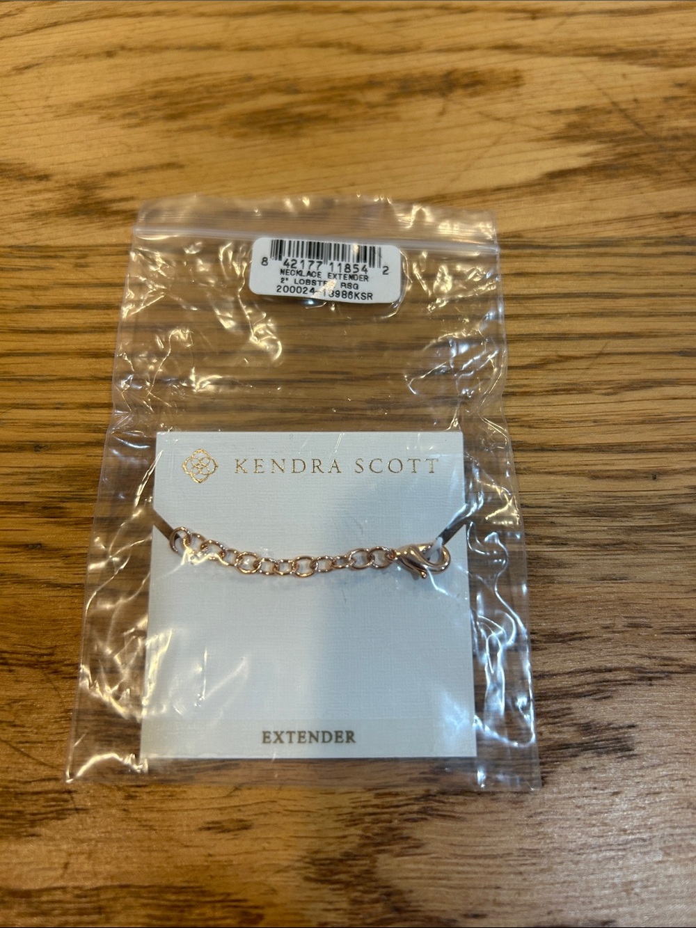 Kendra Scott Rose Gold Necklace Extender Chain